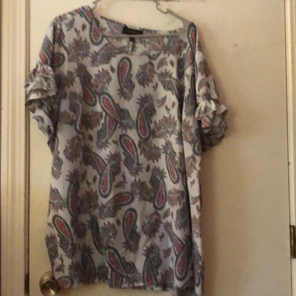 Lane Bryant flutter sleeve tee